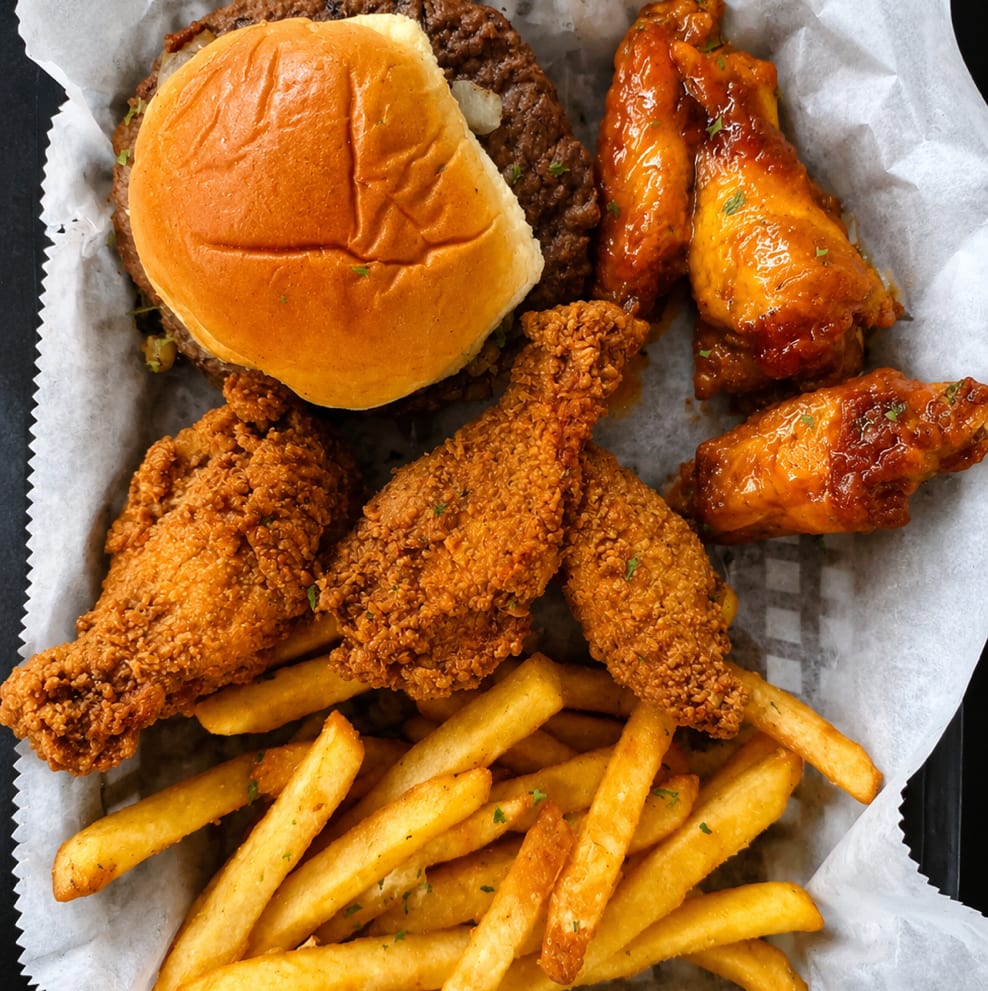 Wing Trio Basket.