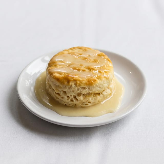 Aleurer's Famous Honey Butter Biscuit.