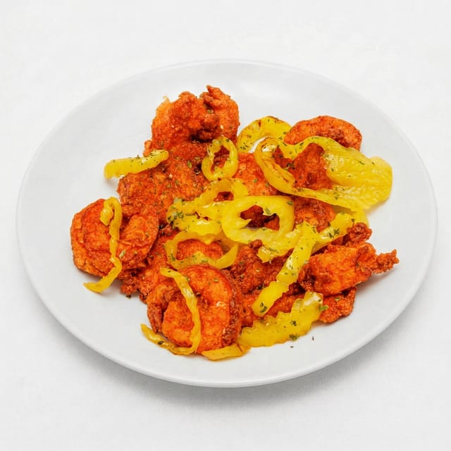 Crispy Firecracker Shrimp Bites.